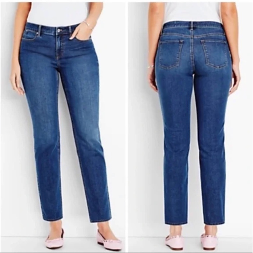 Talbots Women’s Curvy Ankle Jean Sz 4 Petite